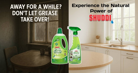 Away From Home for Over 10 Days? Everything Feels Greasy in Home ?