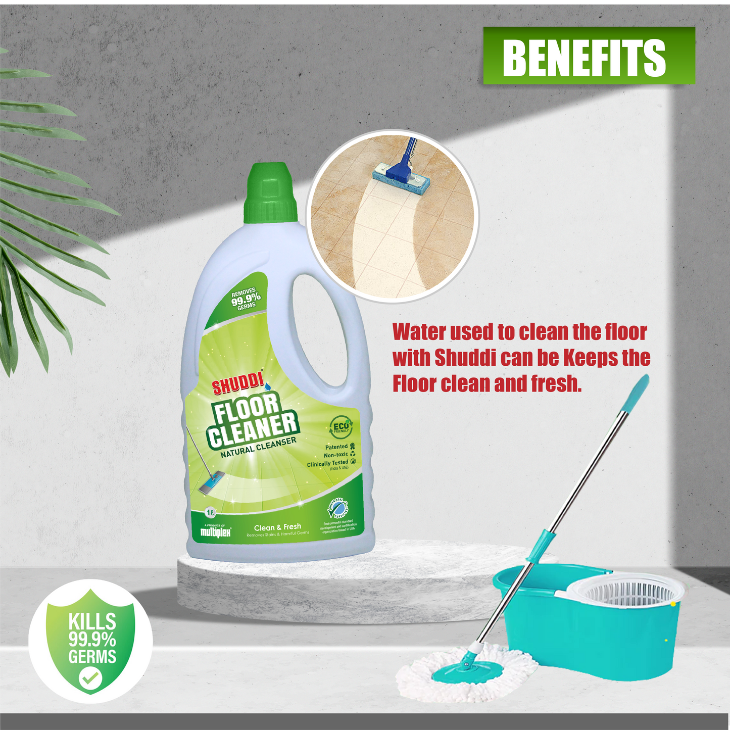 Shuddi Home Care COMBO Floor & Toilet Cleaner