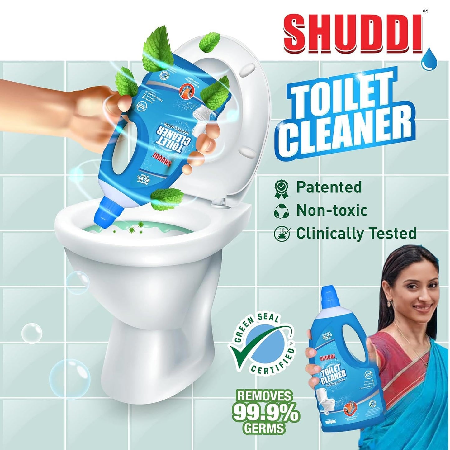 Benefit of Shuddi Organic Toilet Cleaner