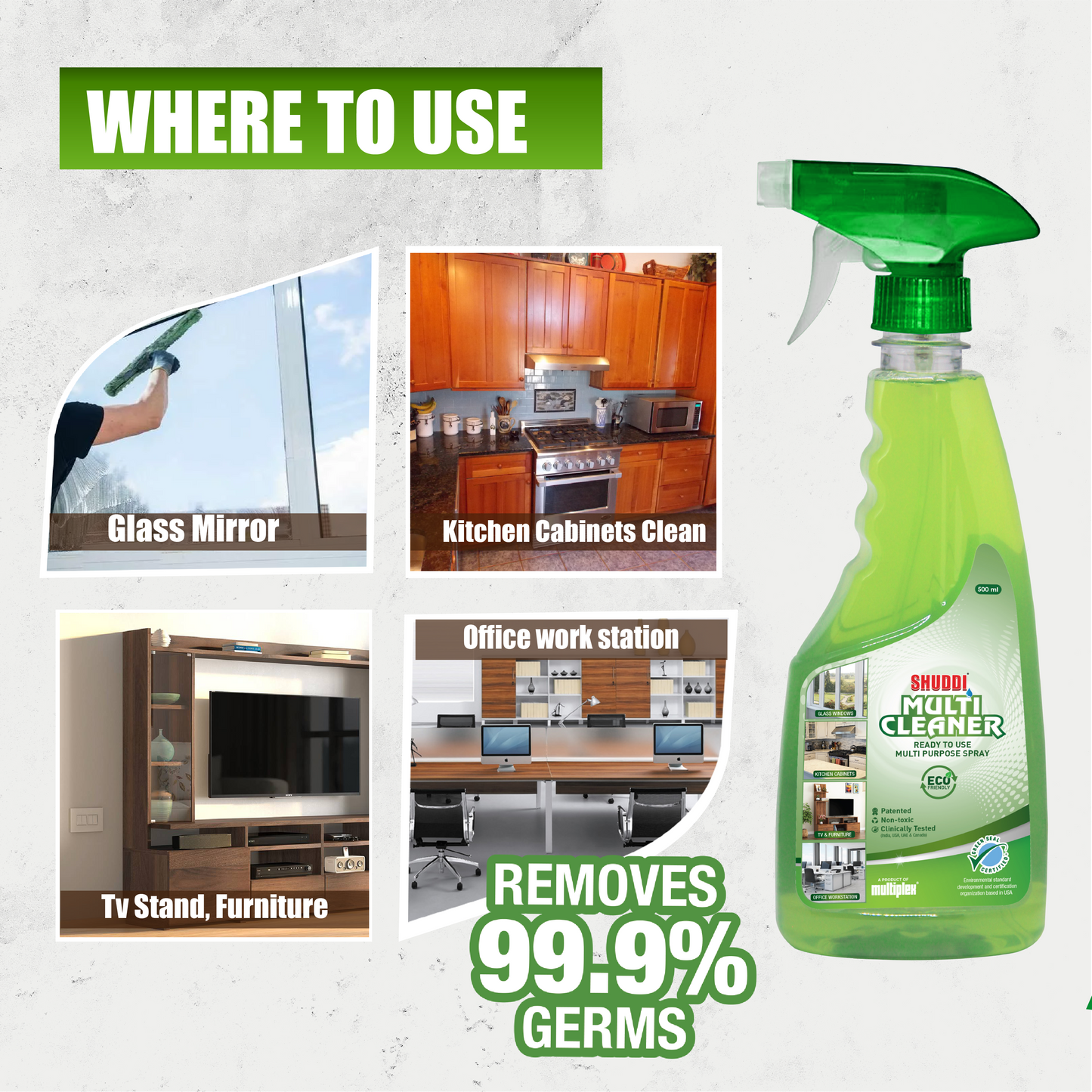 How to use Shuddi Multi Cleaner