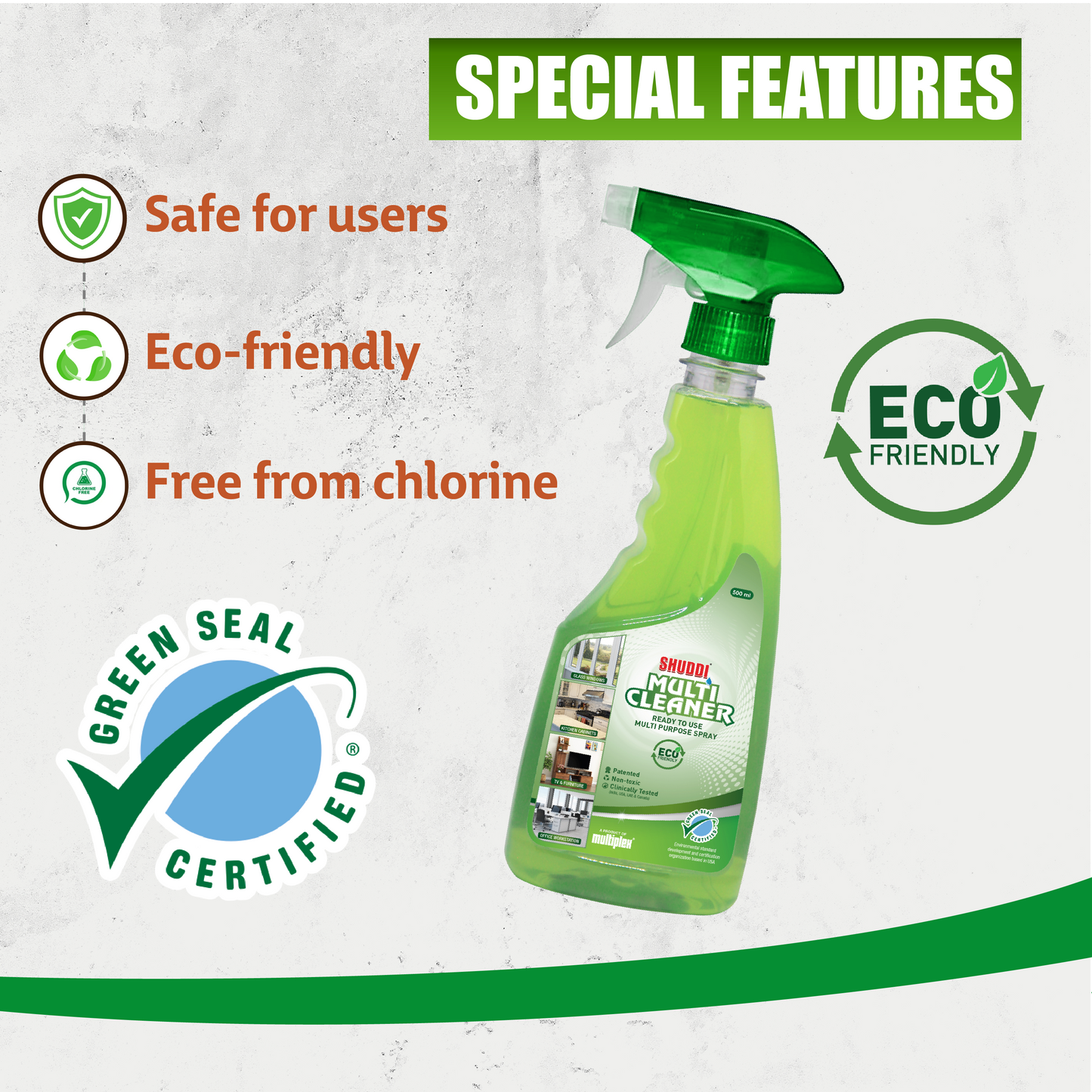 Special Feature of Shuddi Multi Cleaner